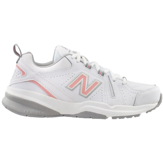 New Balance 608V5 Training Womens White Sneakers Athletic Shoes WX608WP5