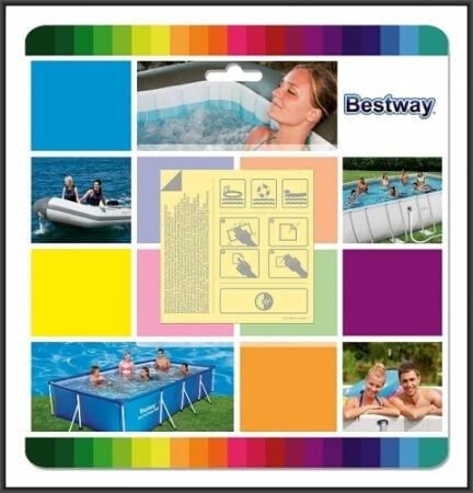 Bestway Zestaw naprawczy łatki samoprzylepne 6.5x6.5cm 10 szt. (62091)