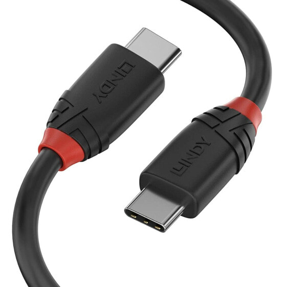 USB-C-кабель LINDY 36906 Чёрный 1 m