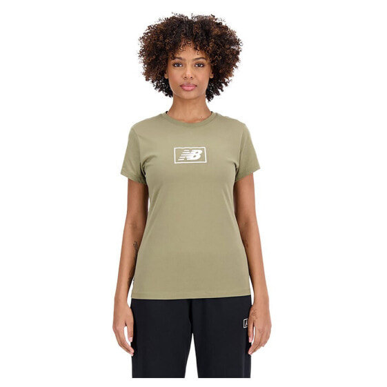 NEW BALANCE Essentials Americana Jersey Athletic Fit short sleeve T-shirt