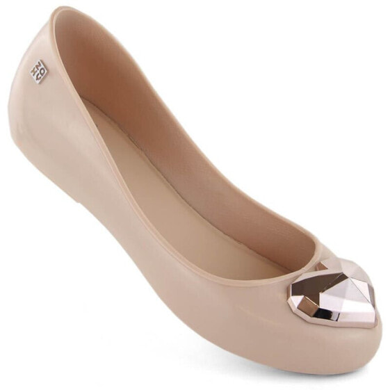 Comfortable, scented ballet flats by Zaxy W INT2007A nude