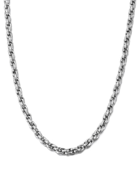 Triple Woven Link 22" Chain Necklace, Created for Macy's
