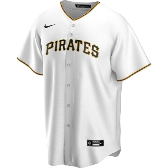 NIKE Pittsburgh Pirates Official Replica Home short sleeve T-shirt