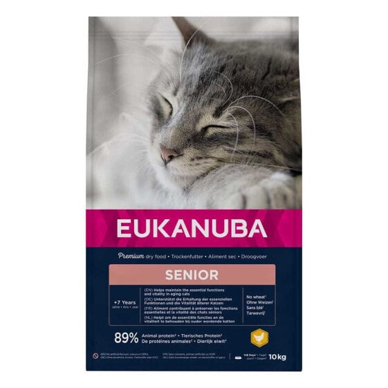 EUKANUBA Senior chicken 10 kg cat food