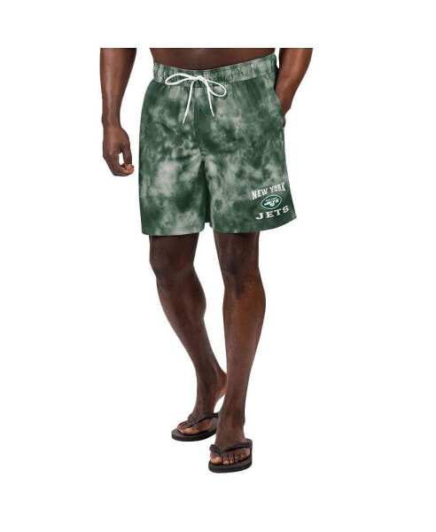 Men's Green New York Jets Change Up Volley Swim Trunks Shorts