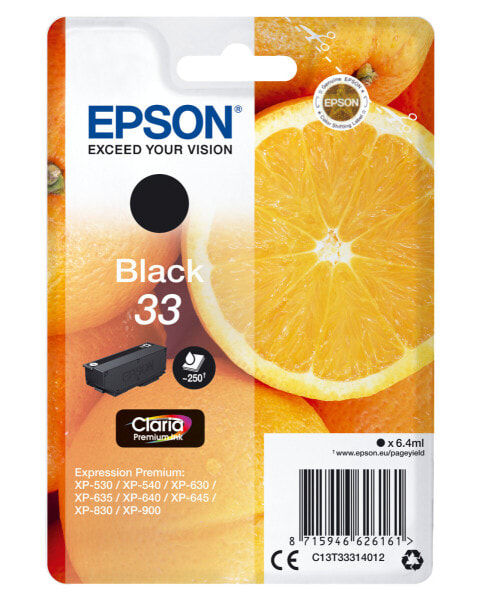 Картридж струйный Подлинный Черный Epson Oranges C13T33314022 1 шт
