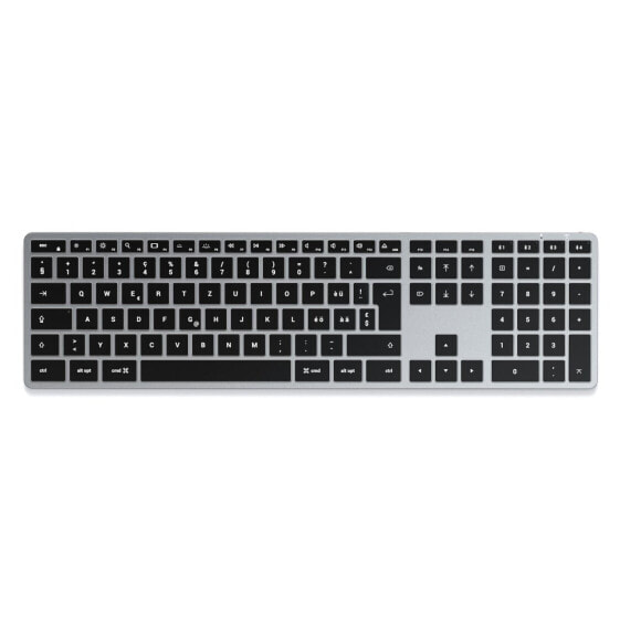 Satechi Slim X3 Bluetooth Tastatur"Schwarz/Grau Schweiz Kabellos