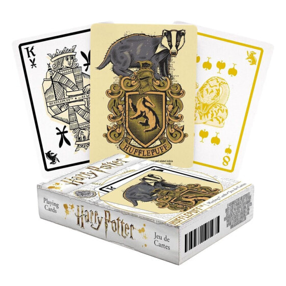 Настольная игра Aquarius Карты для игры в покер Harry Potter Hufflepuff