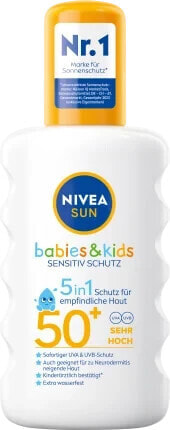 Sonnenspray Kids sensitiv, Schutz & Pflege, LSF 50+, 200 ml