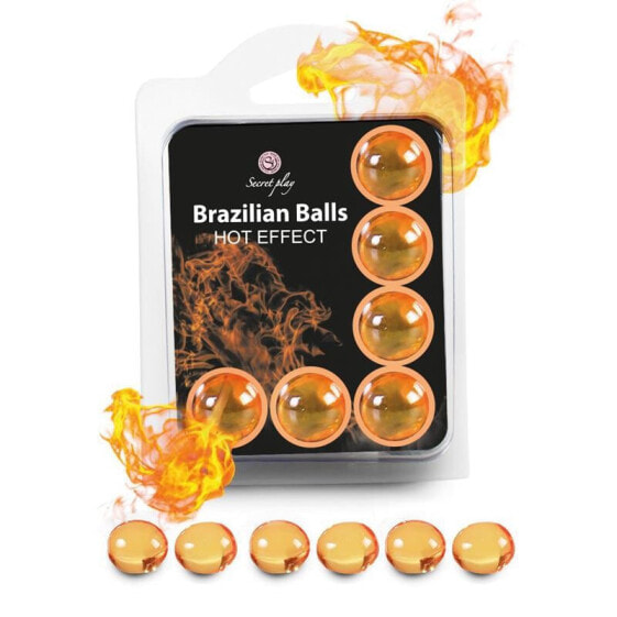 Крем интимный для взрослых SECRET PLAY Brazilian Balls Hot Effect Set 6