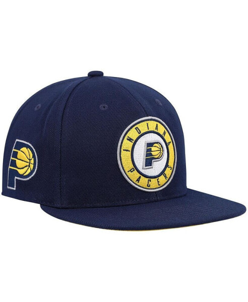 Бейсболка Mitchell&Ness мужская с застежкой Navy Indiana Pacers