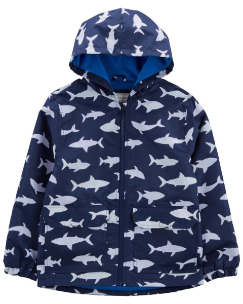 Kid Shark Color-Changing Rain Jacket 14