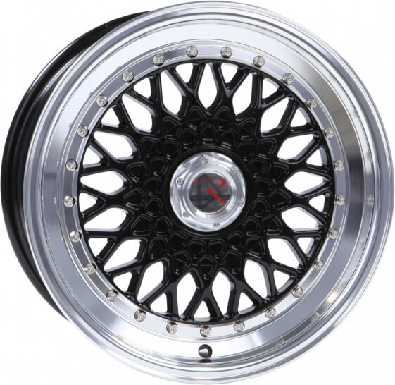 Колесный диск литой R-Style Wheels RS01 black horn polished 7.5x17 ET35 - LK4/100 ML73.1