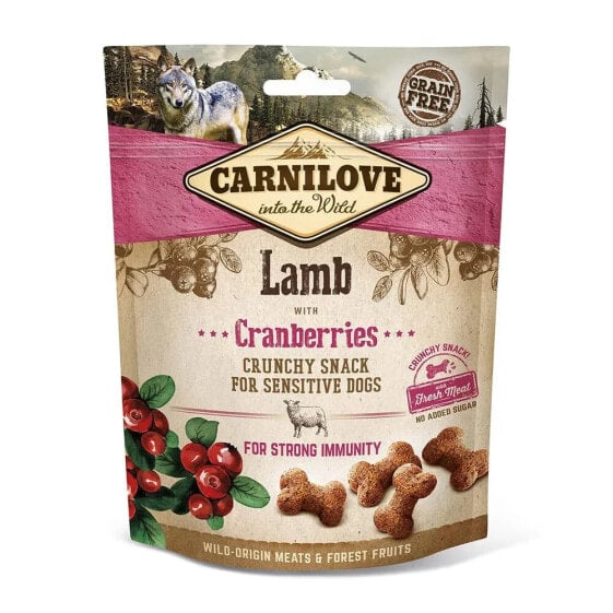 CARNILOVE Canine Crunchy Lamb Blueberries Box 6x200g