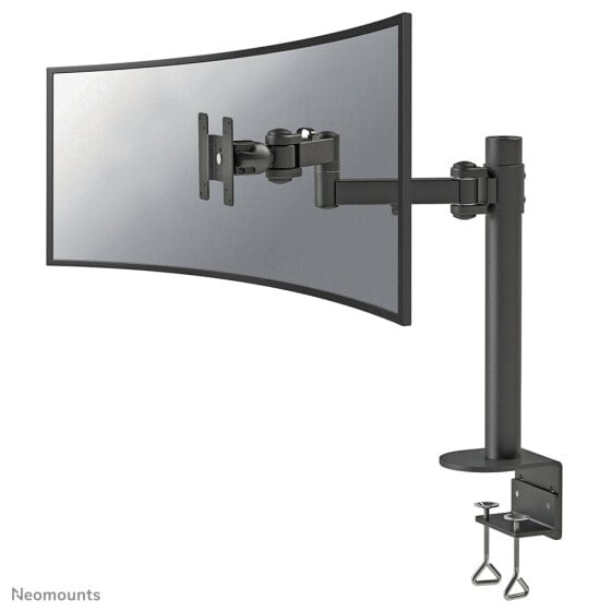 Кронштейн NewStar Monitor Arm Desk Mount для изогнутых экранов - Clamp - 20 кг - 25.4 см (10") - 124.5 см (49") - 100 x 100 мм - черный