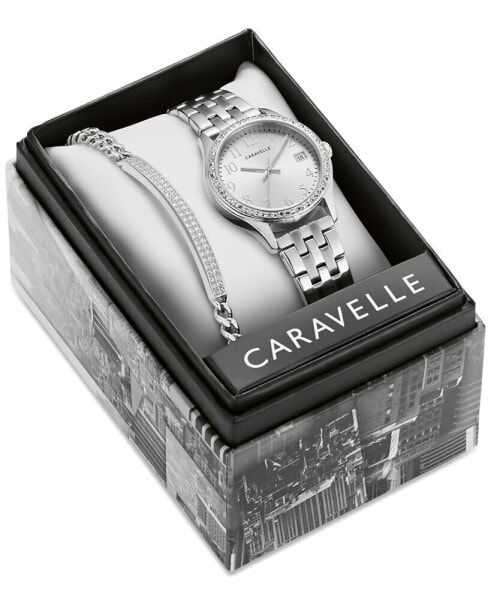 Часы Caravelle Crystal Stainless 32mm