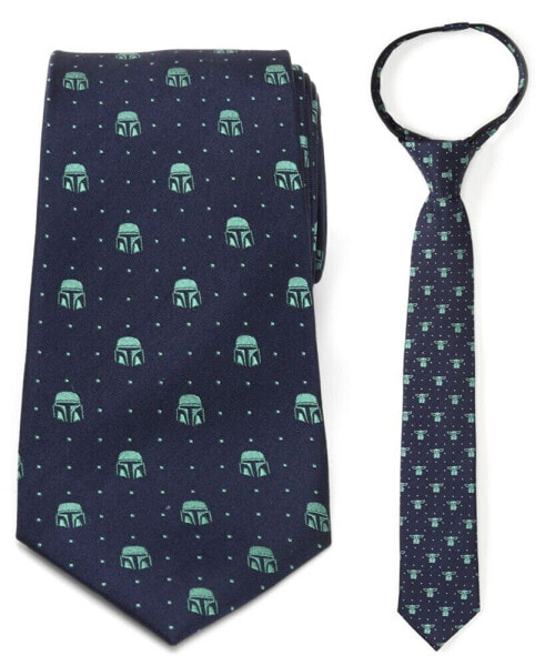 Father and Son Mondo and The Child Zipper Necktie Gift Set