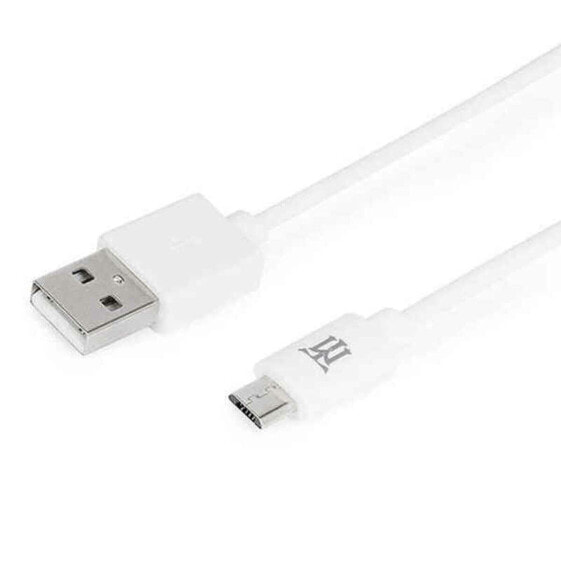 Универсальный кабель USB-MicroUSB Maillon Technologique MTBMUW241 Белый 1 m (1 m)