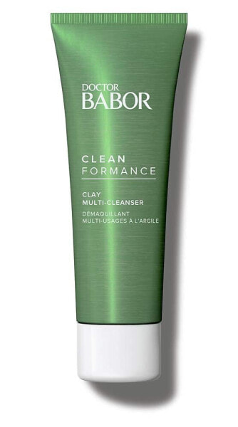 Doctor BABOR Cleanformation Clay Multi-Cleanser for All Skin, Mild Cleansing and Cleansing Mask, Pre-/Probiotic Complex, Vegan Formula, 1 x 50 ml