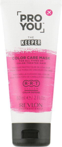 Farbschützende Maske für gefärbtes Haar - Revlon Professional Pro You Keeper Color Care Mask 60 ml