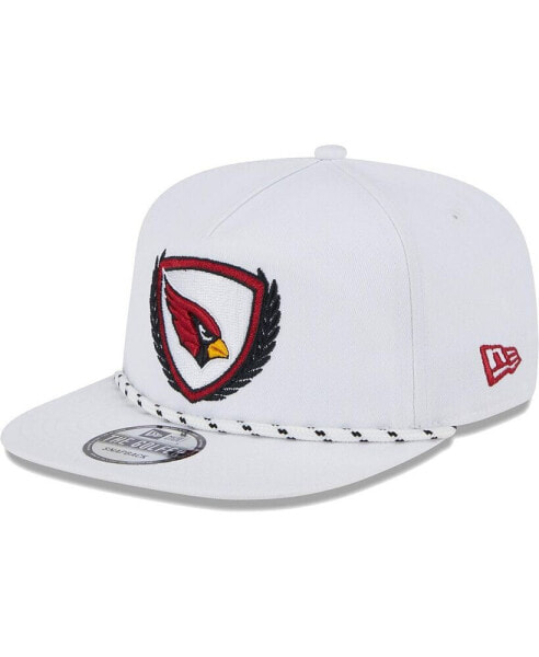 Men's White Arizona Cardinals Tee Golfer 9FIFTY Snapback Hat