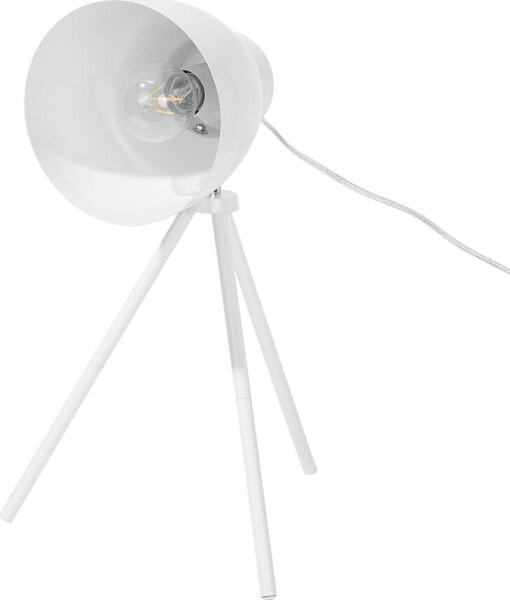 Lampa stołowa Beliani biała (88438)