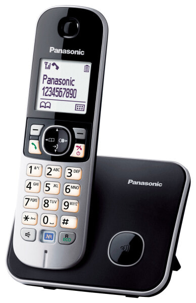 Panasonic KX-TG6811GB - DECT telephone - 120 entries - Caller ID - Black