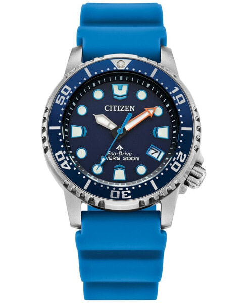 Eco-Drive Unisex Promaster Dive Blue Strap Watch 37mm