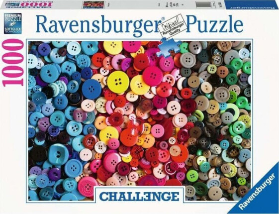 Пазл Ravensburger 1000 элементов Вызов Цветные пуговицы