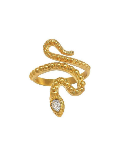 Beauty is Timeless Snake Adjustable Ring