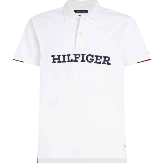 TOMMY HILFIGER Monotype Struc Archive short sleeve polo