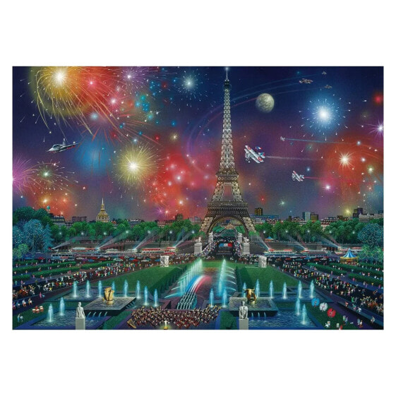 Puzzle Feuerwerk am Eiffelturm