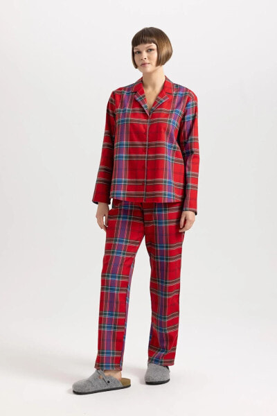 Fall In Love Uzun Boy Flanel Pijama Altı B5458ax23wn