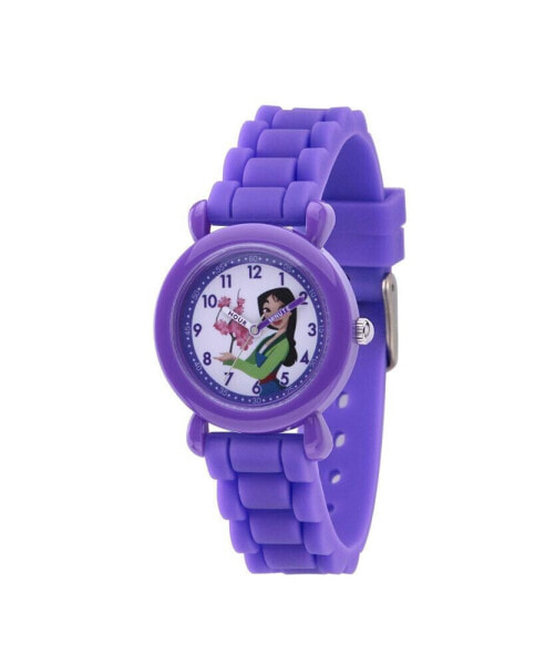 Disney Princess Mulan Girls' Purple Plastic Watch 32mm