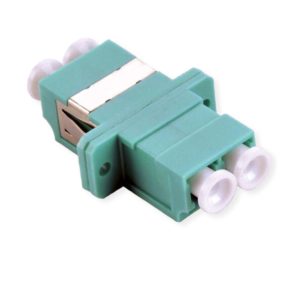 ROTRONIC-SECOMP LWL Adapter LC Duplex OM3 mit Flansch 21.99.0665 - Adapter - duplex