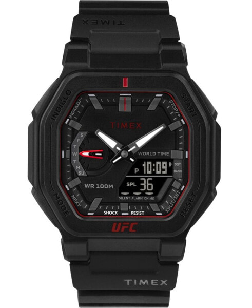UFC Men's Quartz Colossus Resin Black Watch, 45mm