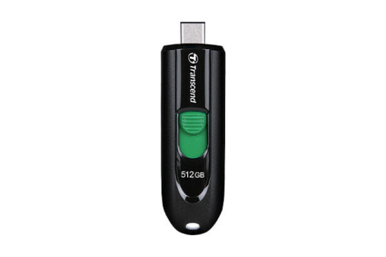 Transcend USB-Stick 512GB JetFlash USB3.2 Pen Drive Type-C Capless bl.