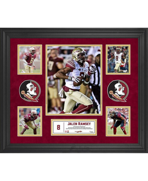 Коллаж с 5 фотографиями "Флорида Семинолы" Jalen Ramsey 23'' x 27'' Fanatics Authentic