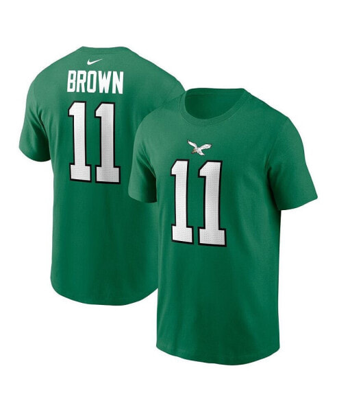 Футболка мужская Nike A.J. Brown Kelly Green Philadelphia Eagles (замена имени и номера игрока)