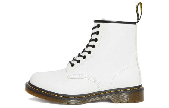 Ботинки мужские Dr.Martens 1460 из белой кожи