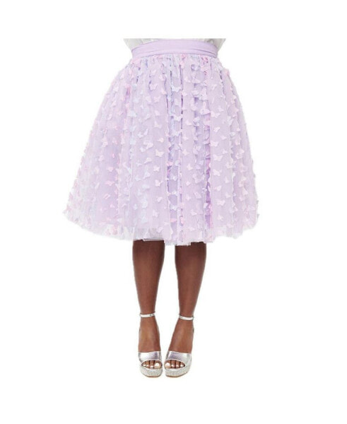 Plus Size 1950s Sweetie Pie Flare Skirt