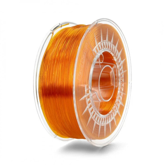 Filament Devil Design PETG 1,75mm 1kg - Bright Orange Transparent