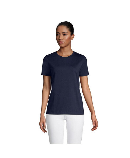 Women's Relaxed Supima Cotton Short Sleeve Crewneck T-Shirt