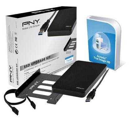 PNY SSD Upgrade Kit - Universal - HDD Cage - Black - 2.5"