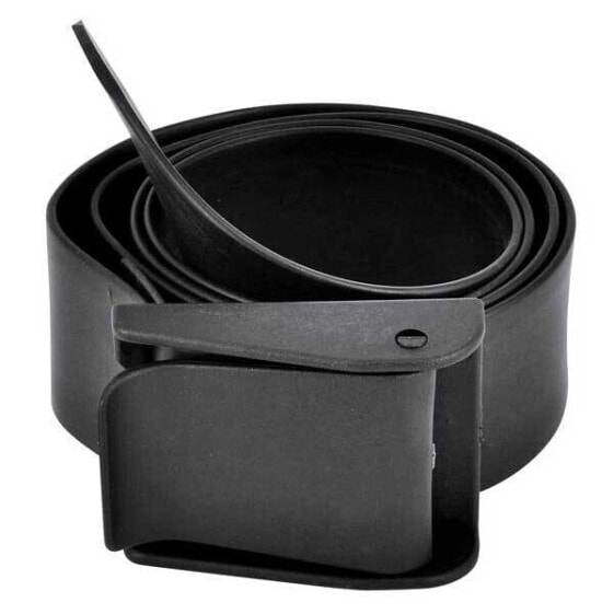 BEST DIVERS Black Rubber Nylon Belt