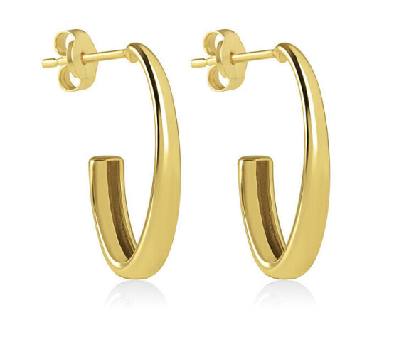 Gold hoop earrings 14/508.191/6