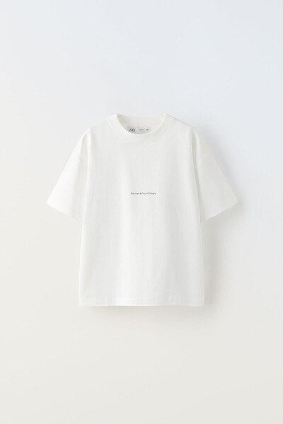 Slogan print t-shirt