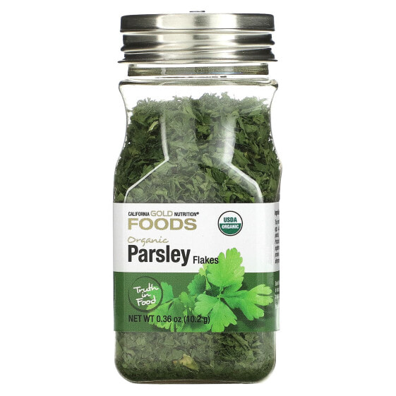 Foods, Organic Parsley, 0.36 oz (10 g)