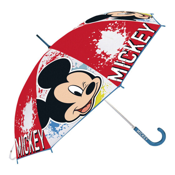 Зонт Mickey Mouse Happy smiles Красный Синий (Ø 80 cm)