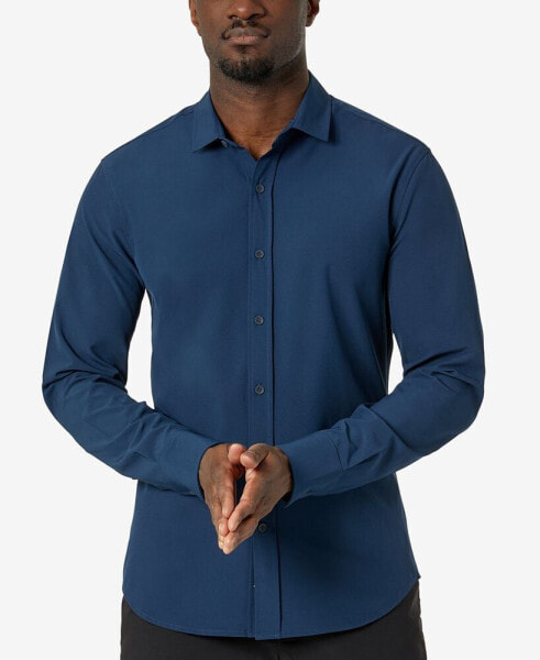 Men’s Solid Slim Fit Performance Shirt